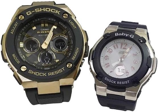 CASIO G-SHOCK G-SHOCK BABY-G Baby G Radio Solar, Genuine Pair Case, Set of 2, Ana-Digi GST-W300G-1A9JF BGA-1100-2BJF Watch