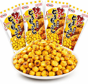 【北海道土産】焼きとうもろこし 醤油味 40ｇ × 4袋セット｜北海道産スイートコーン使用｜個包装 スプーン付 おつまみ おやつ お取り寄せグルメ ポスト投函