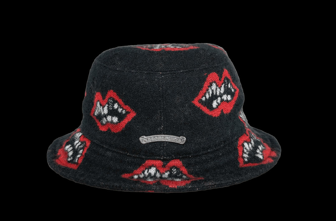CHROME HEARTS BUCKET HAT CHOMPER ALL OVER PRINT