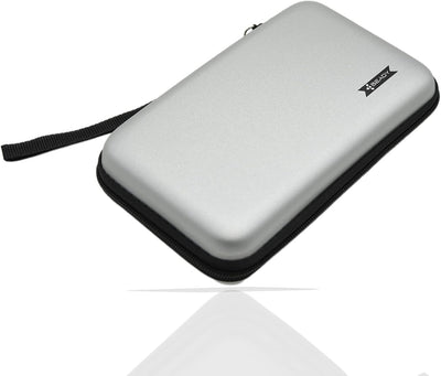 BEADY ニンテンドー NEW3DS XL、NEW3DS LL、3DS XL、3DS LL対応収納ケース 任天堂ビデオゲームコンソールのストレージケース シルバーグレー