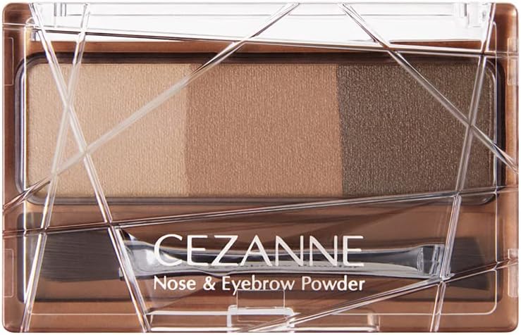 Cezanne Nose & Eyebrow Powder 02 Natural 0.1 oz (3 g) with Nose Shadow Eyebrow Powder 02 Natural, 0.1 oz (3 g) (x1)