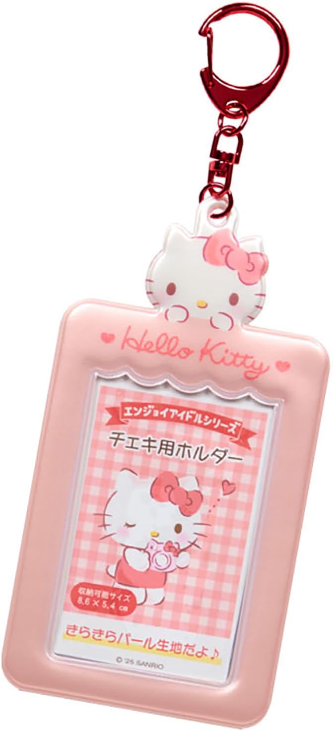Sanrio 493775 Hello Kitty Holder for Cheki (Enjoy Idol) PVC / Steel, Storage Size: Approx. 2.1 x 3.4 inches (5.4 x 8.6 cm), Card Case
