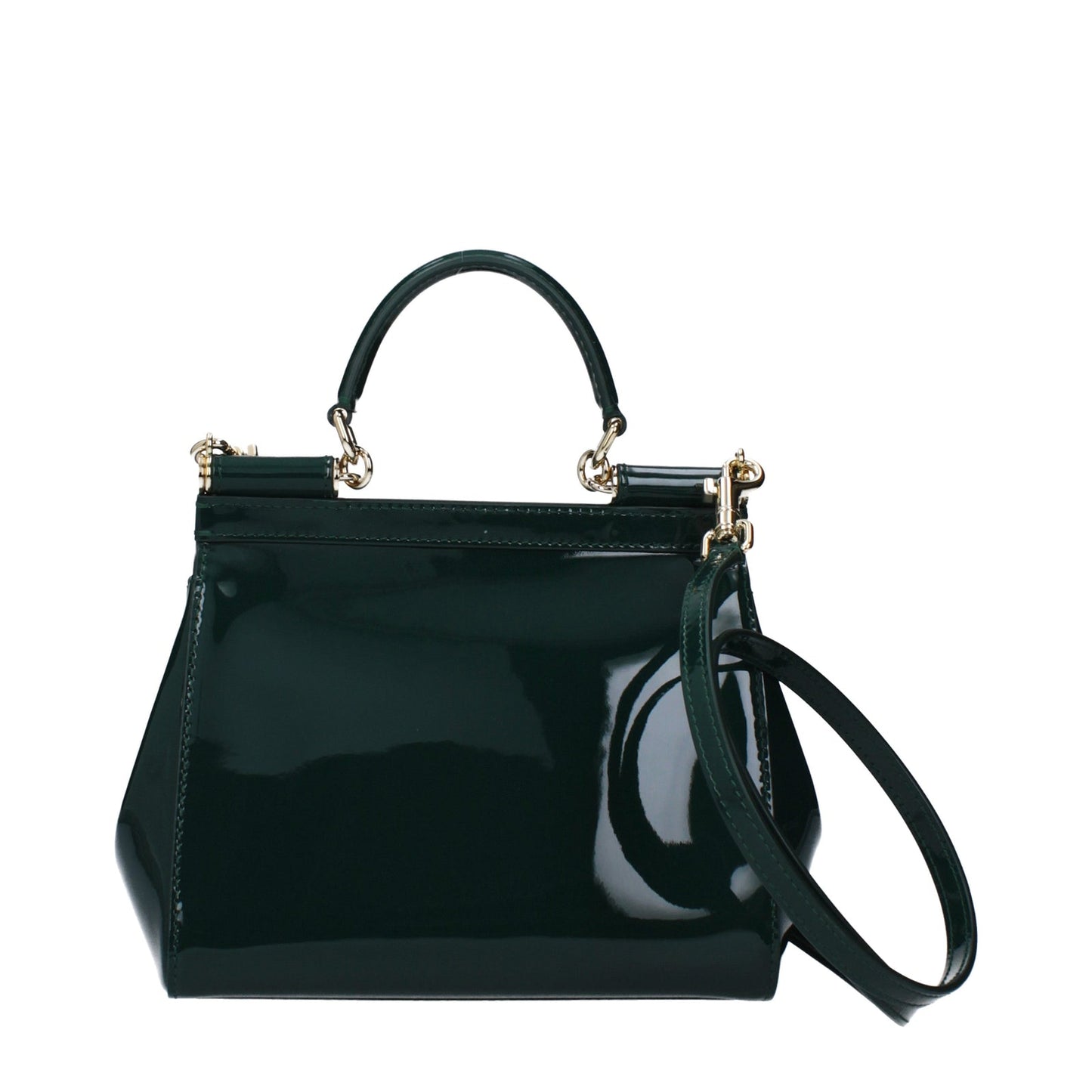 Dolce  Gabbana ドルチェ＆ガッバーナハンドバッグシチリアミミディアムウィメンペイントグリーン/パイングリーン - Image 1