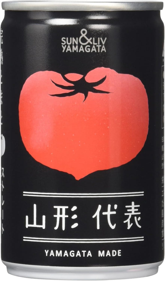 Sun & Live Yamagata Representative Tomato, 5.6 oz (160 g) x 20 Bottles