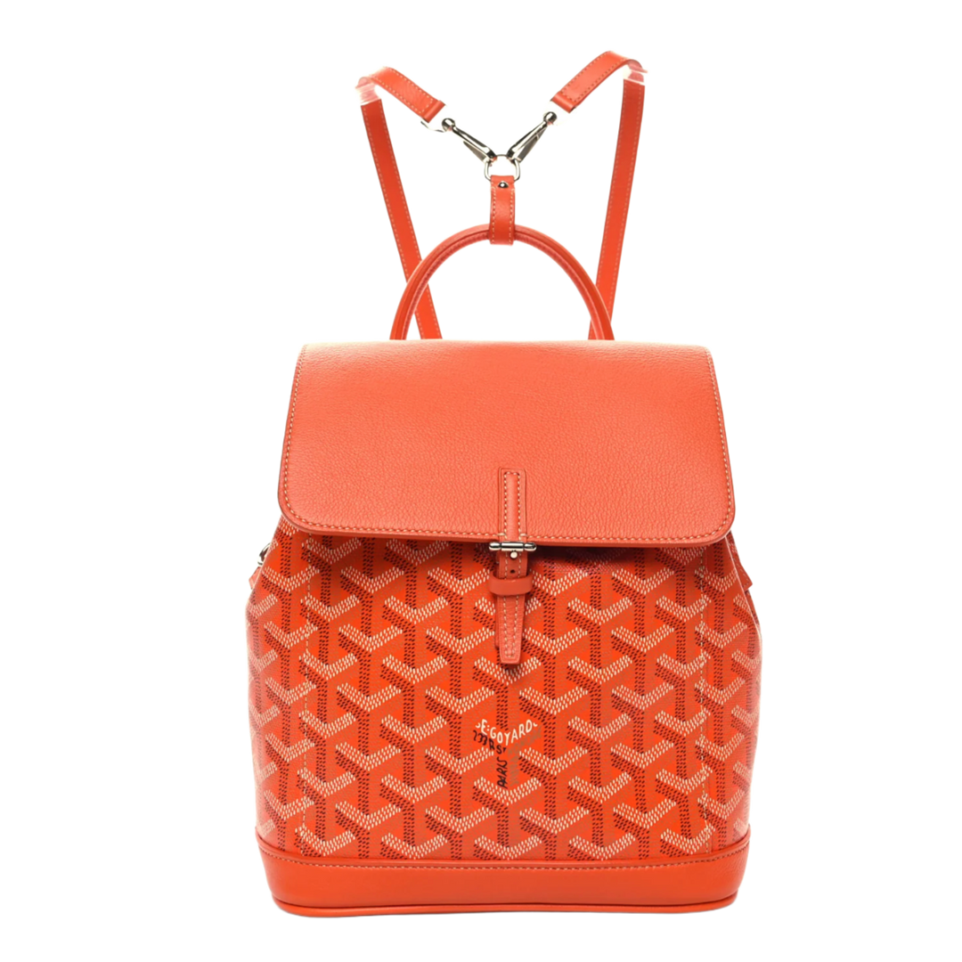GOYARD GOYARDINE 'ORANGE' MINI ALPIN BACKPACK