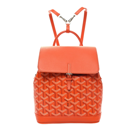 GOYARD GOYARDINE 'ORANGE' MINI ALPIN BACKPACK