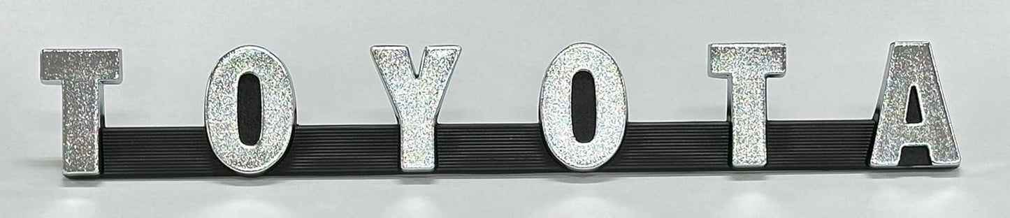 TOYOTA Genuine Toyota Land Cruiser 40 FJ40 BJ40 Front Grille Emblem Aging Repair Parts Plating Black Toyota Motor (TOYOTA)