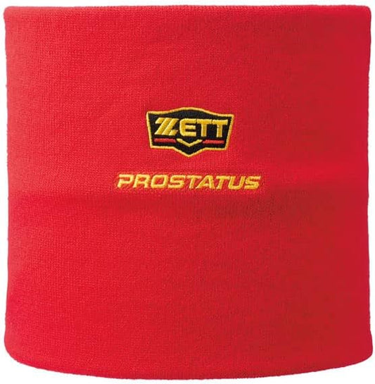 Baseball Neck Warmer, Men's ZETT Zet Pro Status, Black, Blue, Navy, Red, Engine, Winter Use, Cold Protection, Neck Gaiter, Insulated, Made in Japan, Limited Edition BFN110, Baseball Supplies, Swallow