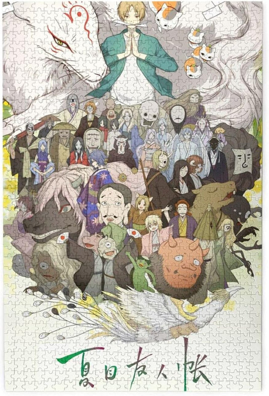 Natsume's Book of Friends Puzzle, 1000 Pieces, Wooden Puzzle, Handmade Gift, Educational Toy, Happy New Year, Gift, Birthday, Christmas Gift, For Adults, Kids, Fashion Accessories, Popular Anime, Room