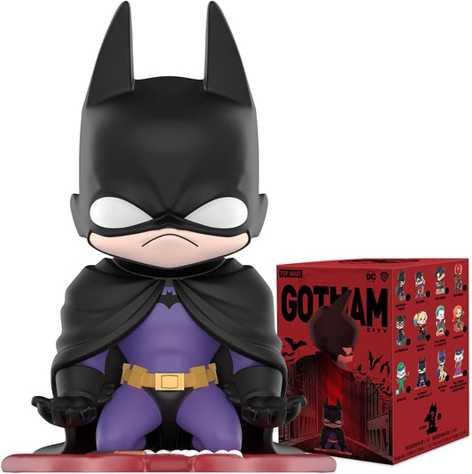 POPMART DC GOTHAM CITY Series (Piece) Popmart Plush Toy Blind Box Figure, Plastic Model, Premium Toy, PVC, Soft Vinyl, Original Characters, Birthday Gift