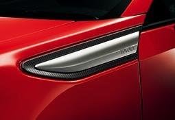 Toyota 08268-18010 Fender Garnish, Type B, Black, Carbon-tone + Metallic Paint, 86 Occitane (ZN6)