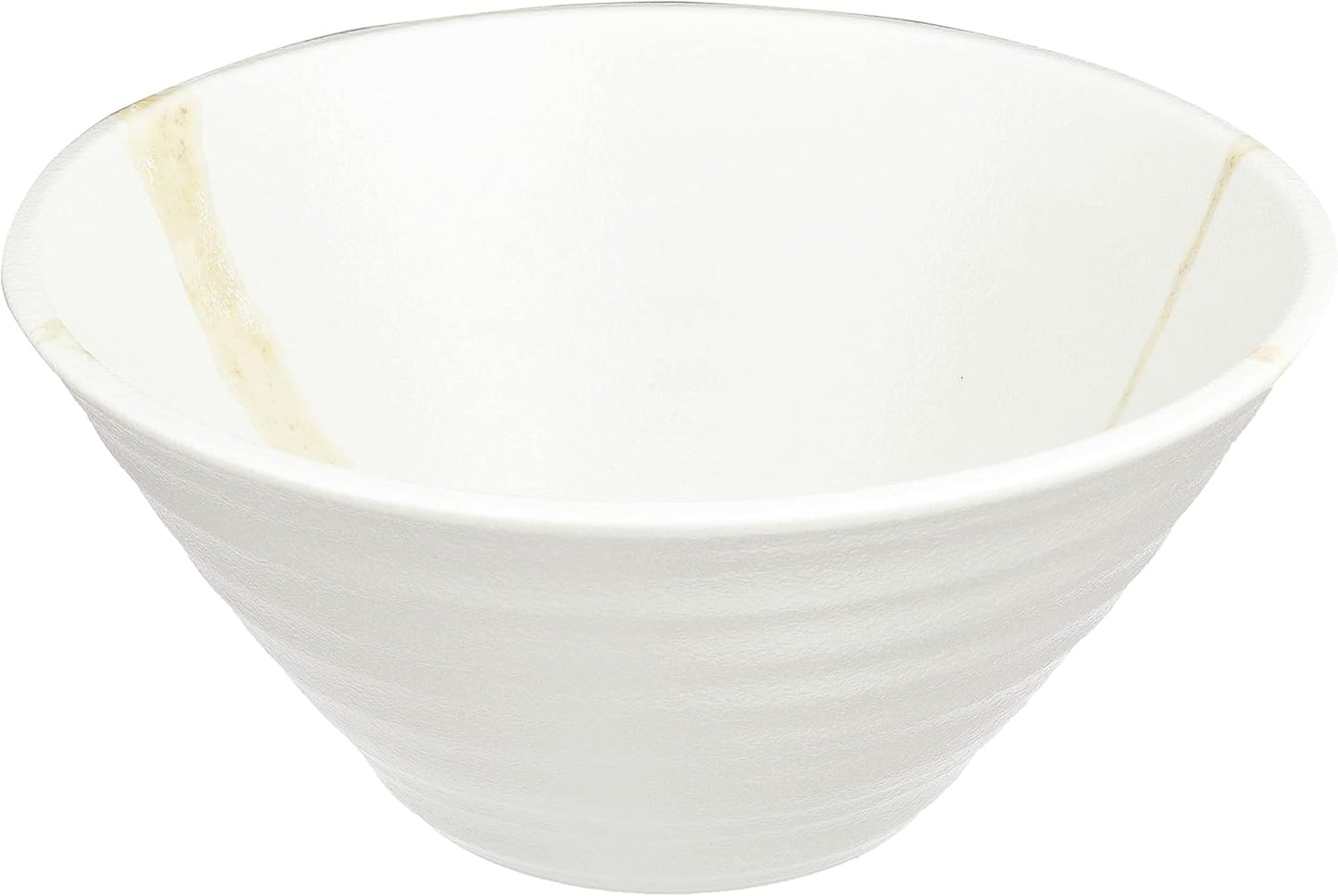 Minoyaki Ramen Bowl / Donburi Bowl Splatted Perpendicular Bowl