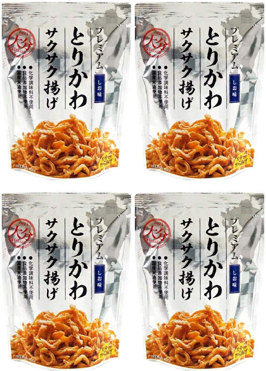 Oita Karaage Premium Fried Fried Fried Fried (0.9 oz (25 g) x 4 Bags)