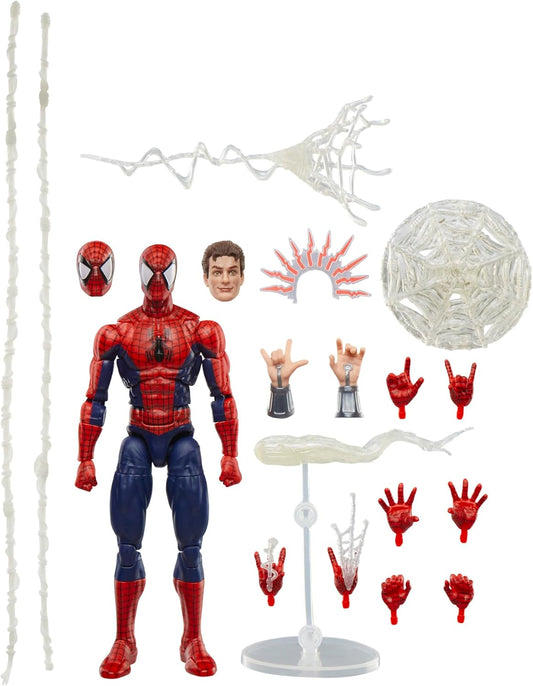 HASBRO Marvel Legends Maximum Series Spider-Man Deluxe Spider-Man Comics Collectible 6" Action Figure, Amazing Movement, Amazing Accessory G0594 Authentic