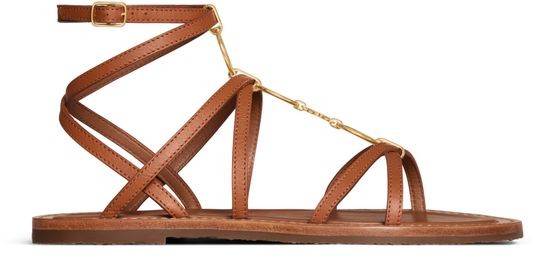 Celine Lympia strappy jewel sandal in calfskin - Image 1