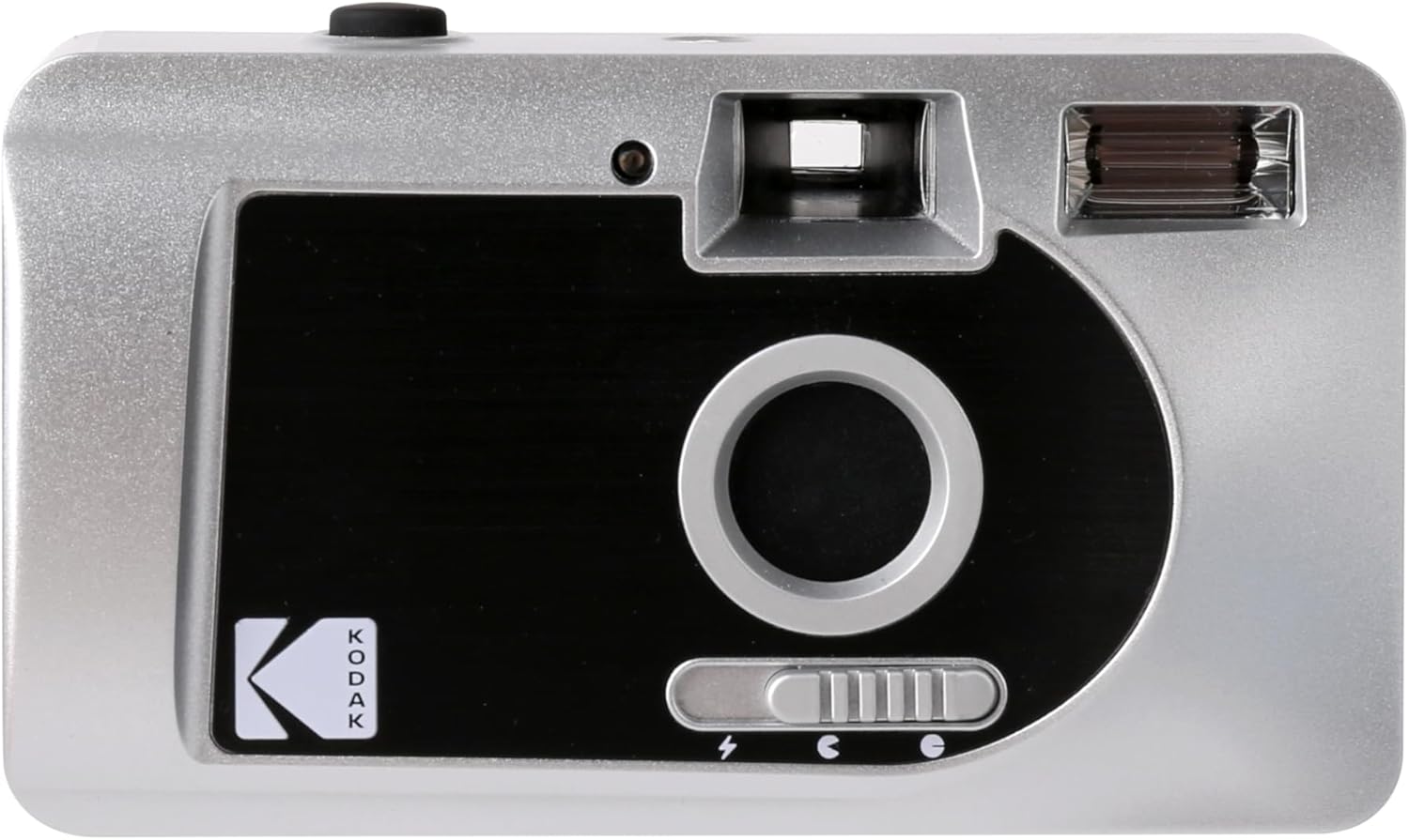 Kodak 490349 S-88 Motorized Film Camera, 1.4 inch (35 mm) Motorized Automatic Winding Function, Silver & Black