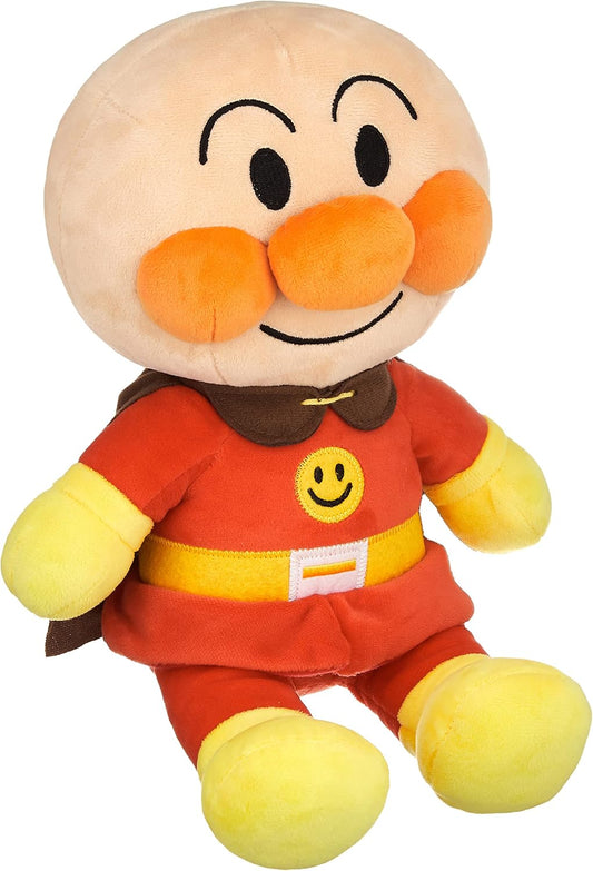 SEGA FAVE Anpanman Soft Smile Plush Toy Squeeze M Anpanman