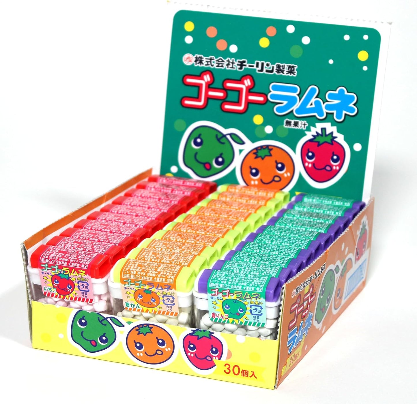 Cheerin Confectionery Go-Go Ramune 7g x 30 pieces