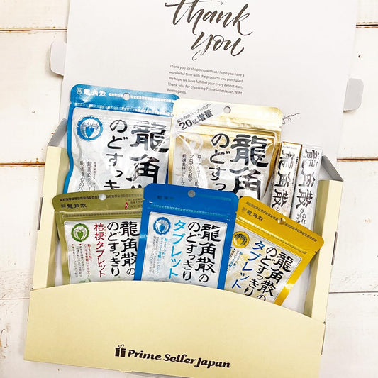 Ryukakusan Candy Tablet, 7 Types, Assorted, Gift Box, Candy Stick, Tablet, Royal Jelly, Gift