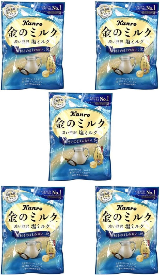 【まとめ買い】金のミルクキャンディ 塩ミルク 5個