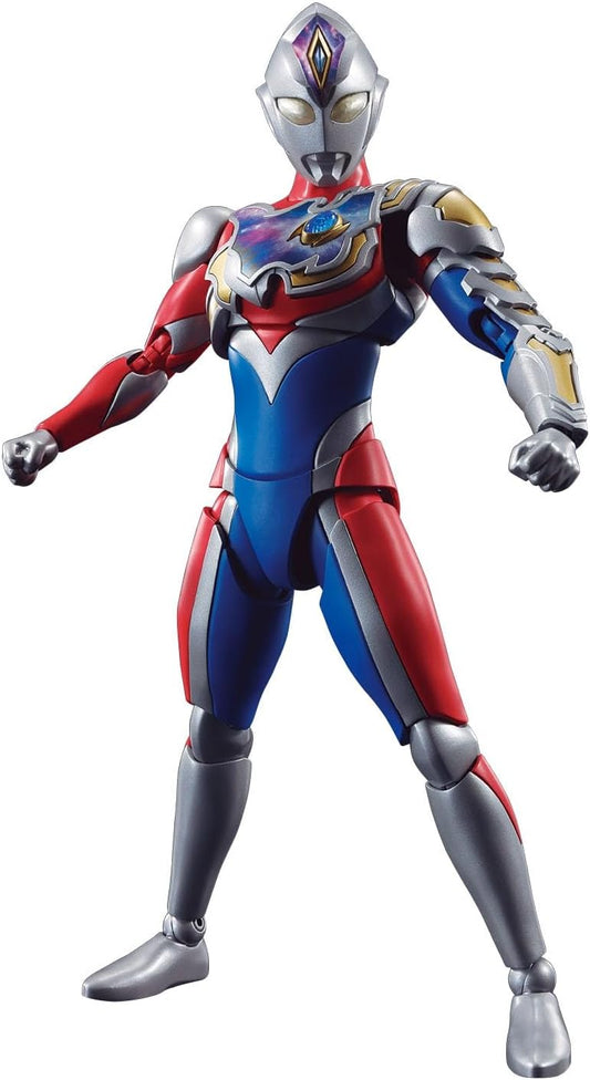 Bandai Spirits 2640764 Figure-Rise Standard Ultraman Decker Flash Type, Color-coded Plastic Model
