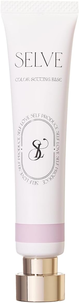 SELVE Color Setting Base (Color Base) [SPF25 PA++] 0.6 oz (02 Purple, 18 g)
