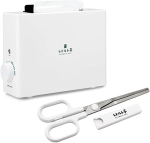 (As Seen on TV) [30 Day Extended Warranty Card & Retort Squeezer Cutter Included] Apix Retort Tee, Main Unit + Retort Cutter Set, Retort Pouch, Warm, Time-Saving, Cooking, Automatic, Pot, Hot Water,