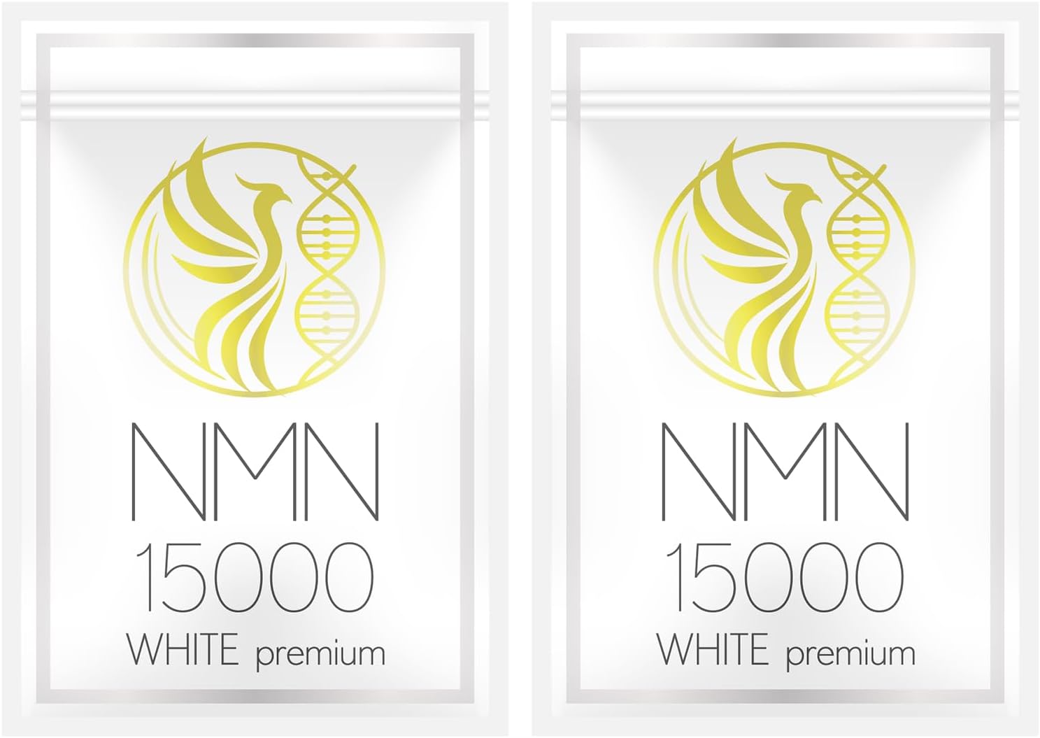 NMN Supplement, 15,000 mg (Certified by Physician), Beta-NMN, 60 Tablets (1 to 2 Months Supply), Highest Purity, 100% Resveratrol, Coenzyme Q10, Royal Jelly, Acid Resistant Capsules, GMP-Certified Factory, 2 Bags )