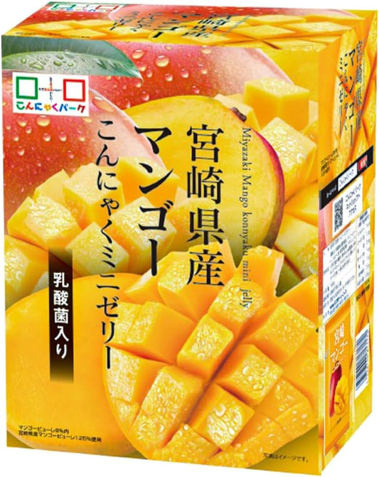 Konyaku Park Miyazaki Mango Konyaku Mini Jelly, Boxed Konjaku Jelly, Individually Wrapped Type, Hikuchi Konnyun Jelly, 35.4 oz (1,000 g) Per Box (Approx. 62 - 68 Pieces)