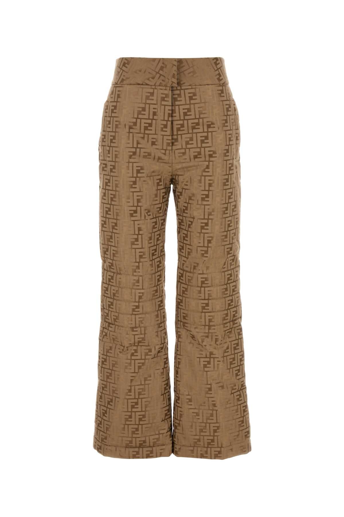 Fendi フェンディ刺繍コットンブレンドパンツ - Image 1