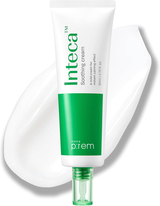 Make Prem Intecasoothing Cream, 2.8 fl oz (80 ml), Deer, Highly Moisturizing, Large Capacity, Gel Cream, Korea, Non-Comedogenic Tested