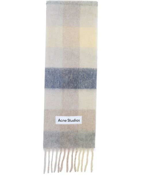 ACNE Vally フリンジ付きマフラー - Image 1