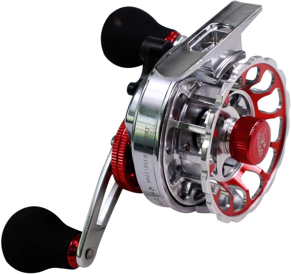 Raft Reel, Chin Reel, Squid Reel, Raft Fishing, Drop In, 3.6:1 Gear Ratio, 10+1BB, Ice Fishing, Left/Right Winding, Maximum Drag Force 11.0 lbs (5 kg)