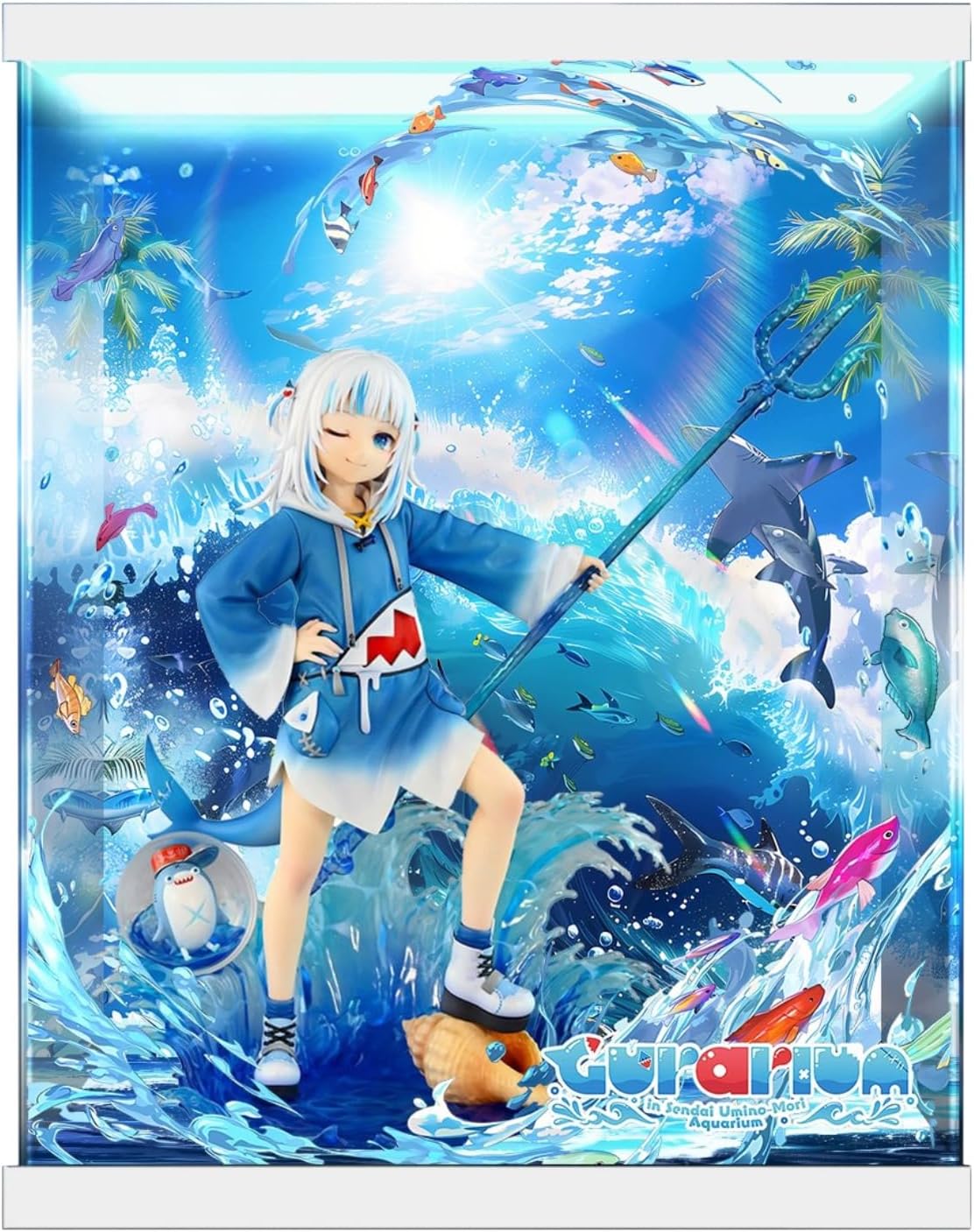 Holo Live english -myth- Garurura 1/7 Scale Exclusive Figure Case Display Case (No Lighting)