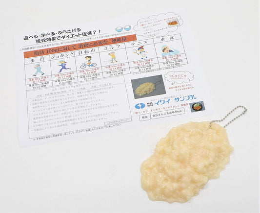 Fat Sample, Fat Model, 3.5 oz (100 g), Keychain Chain, Food Sample, Actual Weight, Weight Loss, Training, Food Model