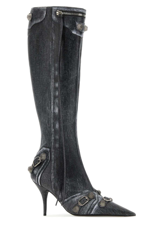 Balenciaga バレンシアガ印刷されたナッパレザーカゴルブーツ - Image 1