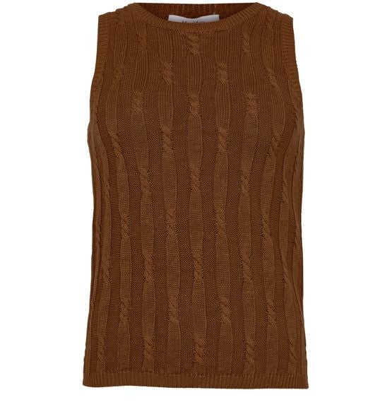 MAX MARA Venusia リネン ニット タンクトップ - Image 1