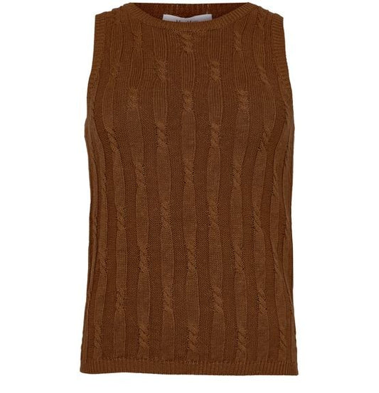 MAX MARA Venusia リネン ニット タンクトップ - Image 1