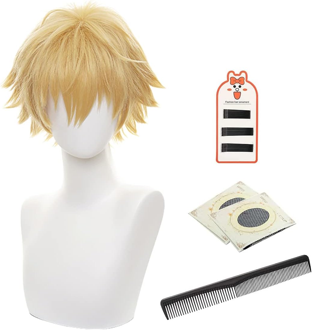 HOLOUN Chainsawman Denge Wig Cosplay Tool, Halloween, Christmas, Festival, Gift