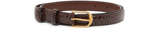 NILI LOTAN Jane belt crocodile embossed - Image 1
