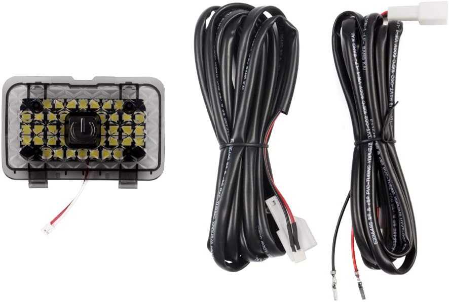 Mixsuper Toyota Harrier 80 Series LED Extra Luggage Lamp Luggage Lamp Extension LED Lamp Extension Light Luggage LED Extension Kit HARRIER 80 Parts Touch Sensor 38 Row 5050 SMD High Brightness Custom