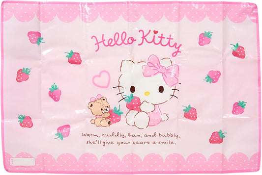 Sanrio (SANRIO) Hello Kitty PP Leisure Sheet, Single-Person Size, with Storage Bag and Name Space, for Outings and Picnics 604143