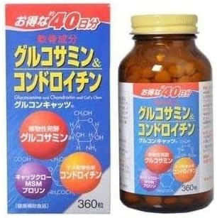 Gluconcats Glucosamine & Chondroitin, 360 Capsules, Set of 3