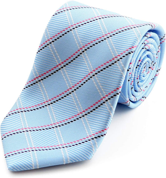 [ミチコロンドン] ブランドネクタイ メンズ 日本製 シルク100％ チェック柄 ストライプ