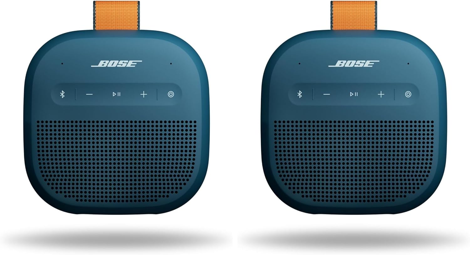 Bose SoundLink Micro Portable Speaker LE (2nd Gen), Up to 12 Hours of Continuous Playtime, Waterproof and Dustproof, Bluetooth Mini Outdoor Speakers, Twilight Blue (x2)