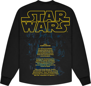Spirit Jersey STAR WARS, colección oficial de Disney Star Wars, camiseta de manga larga de gran tamaño, unisex, 100% algodón