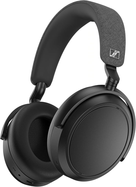 Sennheiser MOMENTUM 4 Bluetooth Wireless Headphones, High Performance Drivers, Noise Canceling, 60-Hour Playback, Touch Panel, Low Latency, AptX Adaptive, Multipoint, Black