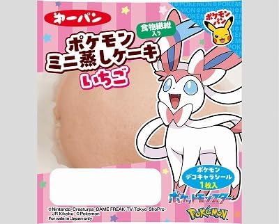 Daiichi Pan Pokemon Mini Steamed Cake Strawberry Dietary Fiber 1 Piece