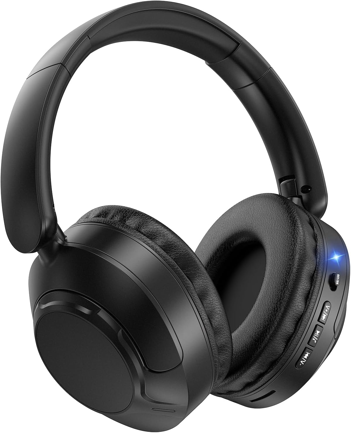Bluetooth Headphones, 2026 New Bluetooth 5.4, Wireless Headphones, Active Noise Canceling (ANC), Up to 50 Hours Playback, Supports TF Card, Wired & Wireless, 1.6 inch (40 mm) Driver, Hi-Fi Sound