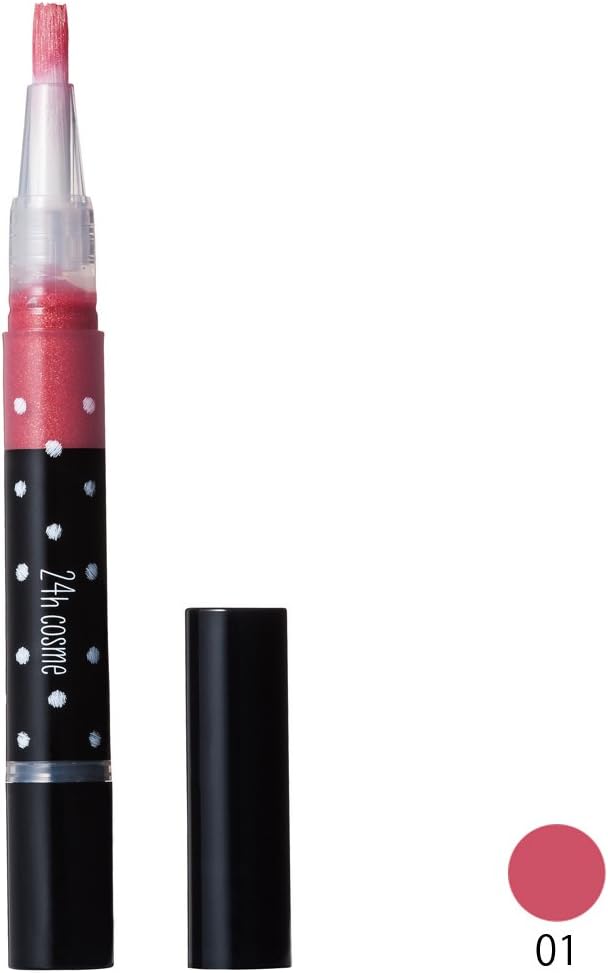 24h cosme 24 Mineral Lip Gloss 01 Passion Red